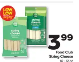 Weis Markets Food Club String Cheese offer