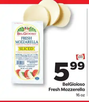 Weis Markets BelGioioso Fresh Mozzerella offer