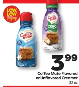 Weis Markets Coffee Mate Flavored or Unflavored Creamer offer