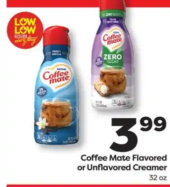 Weis Markets Coffee Mate Flavored or Unflavored Creamer offer