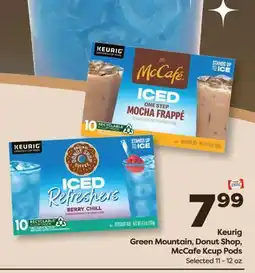 Weis Markets Keurig Green Mountain, Donut Shop, McCafe Kcup Pods offer