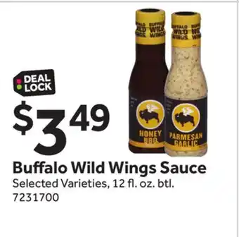 Stop&Shop Buffalo Wild Wings Sauce offer