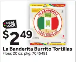 Stop&Shop La Banderita Burrito Tortillas offer