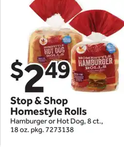 Stop&Shop Stop & Shop Homestyle Rolls offer