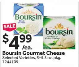 Stop&Shop Boursin Gourmet Cheese offer
