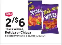 Stop&Shop Takis Waves, Kettlez or Chippz offer