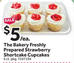 Stop&Shop The Bakery Freshly Prepared Strawberry Shortcake Cupcakes offer