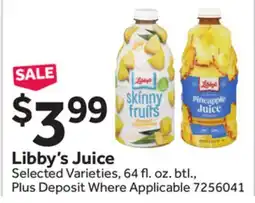 Stop&Shop Libby's Juice offer