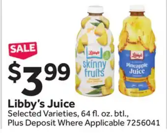 Stop&Shop Libby's Juice offer