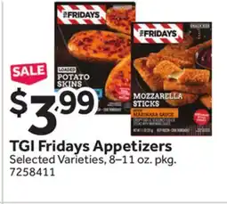 Stop&Shop TGI Fridays Appetizers offer