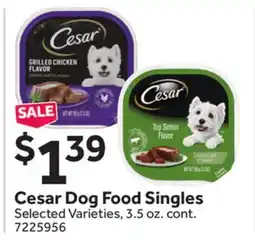Stop&Shop Cesar Dog Food Singles offer