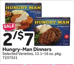Stop&Shop Hungry-Man Dinners offer
