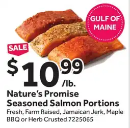 Stop&Shop Nature's Promise Seasoned Salmon Portions offer