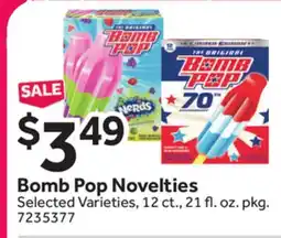 Stop&Shop Bomb Pop Novelties offer