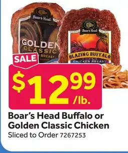 Stop&Shop Boar's Head Buffalo or Golden Classic Chicken offer