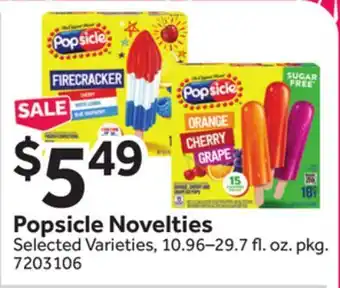 Stop&Shop Popsicle Novelties offer