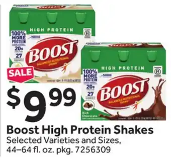 Stop&Shop Boost High Protein Shakes offer