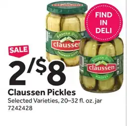 Stop&Shop Claussen Pickles offer