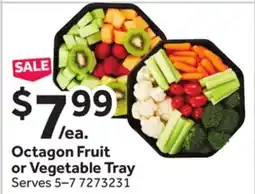 Stop&Shop Octagon Fruit or Vegetable Tray offer