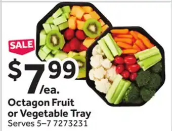 Stop&Shop Octagon Fruit or Vegetable Tray offer