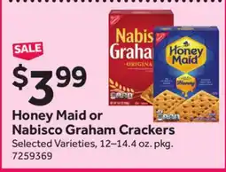 Stop&Shop Honey Maid or Nabisco Graham Crackers offer