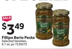 Stop&Shop Fillipo Berio Pesto offer