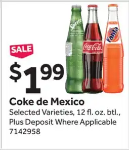 Stop&Shop Coke de Mexico offer