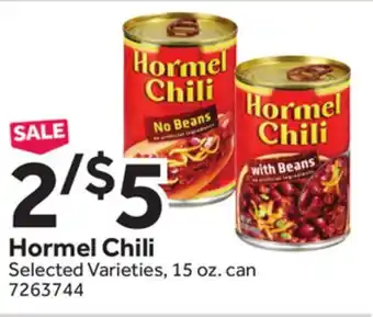 Stop&Shop Hormel Chili offer