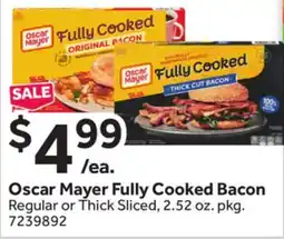 Stop&Shop Oscar Mayer Fully Cooked Bacon offer