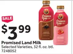 Stop&Shop Promised Land Milk offer