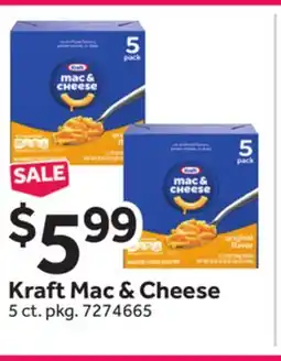 Stop&Shop Kraft Mac & Cheese offer