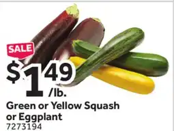Stop&Shop Green or Yellow Squash or Eggplant offer