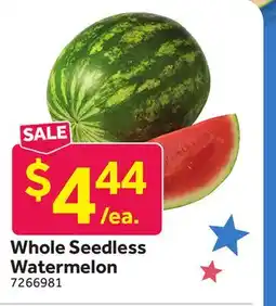 Stop&Shop Whole Seedless Watermelon offer