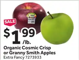 Stop&Shop Organic Cosmic Crisp or Granny Smith Apples offer