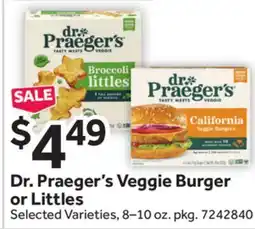 Stop&Shop Dr. Praeger's Veggie Burger or Littles offer