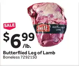 Stop&Shop Butterflied Leg of Lamb offer