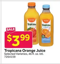 Stop&Shop Tropicana Orange Juice offer