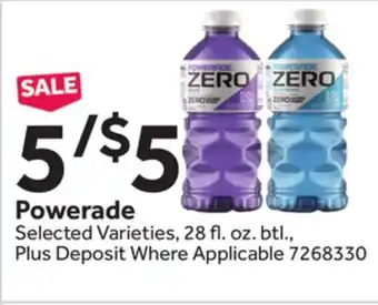 Stop&Shop Powerade offer