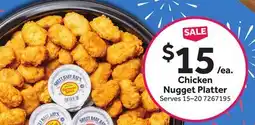 Stop&Shop Chicken Nugget Platter offer
