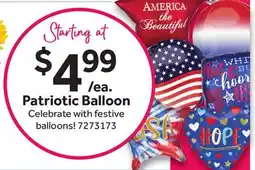 Stop&Shop Patriotic Balloon offer
