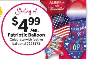 Stop&Shop Patriotic Balloon offer