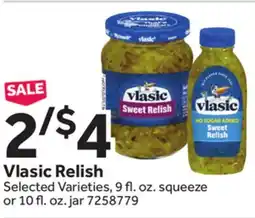 Stop&Shop Vlasic Relish offer