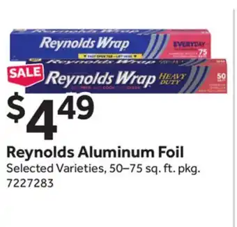 Stop&Shop Reynolds Aluminum Foil offer