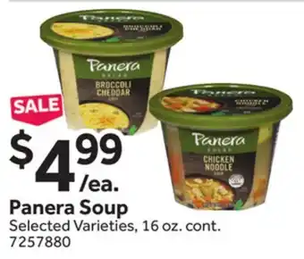 Stop&Shop Panera Soup offer