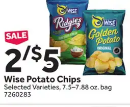Stop&Shop Wise Potato Chips offer