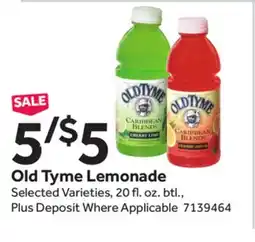 Stop&Shop Old Tyme Lemonade offer