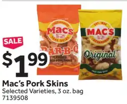 Stop&Shop Mac's Pork Skins offer
