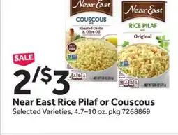 Stop&Shop Near East Rice Pilaf or Couscous offer
