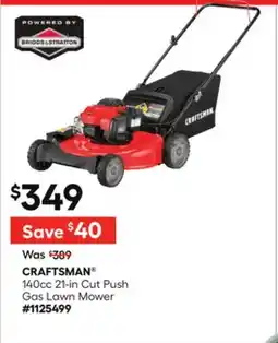 Lowe's 140cc 21-in Cut Push Gas Lawn Mower offer