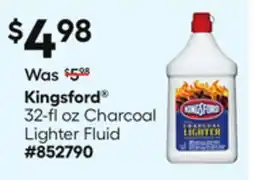 Lowe's 32-fl oz Charcoal Lighter Fluid offer